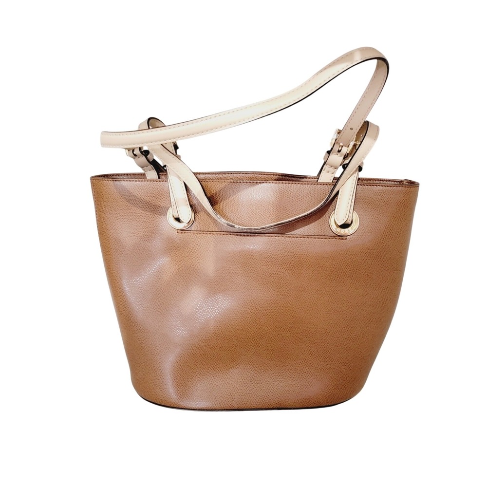 Michael‎ Kors Leather Bucket Bag Brown NEW No Tags 12" X 10" - Picture 4 of 14